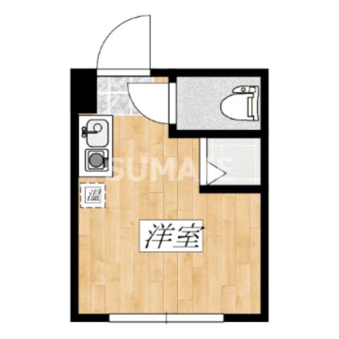 レジデンスカープ新小岩(ワンルーム/3階)の間取り写真