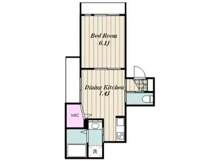 グランメゾン祐天寺(1DK/2階)の間取り写真