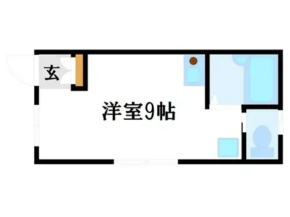 Y.Sコーポ(ワンルーム/1階)の間取り写真