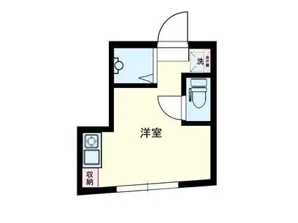 アーバンプレイス西早稲田III(ワンルーム/1階)の間取り写真