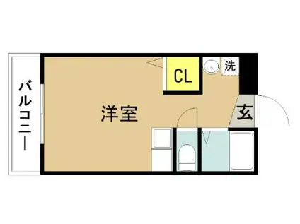 サンケイマンション第6ビル(ワンルーム/4階)の間取り写真