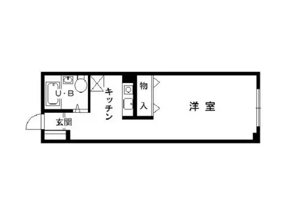 メゾンドグランメール(ワンルーム/3階)の間取り写真