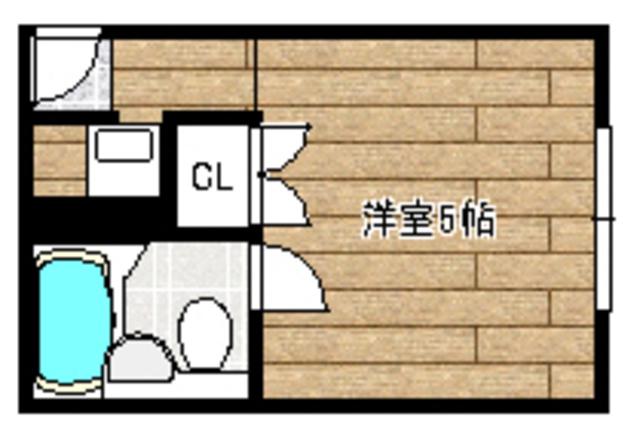DWELL高槻(1K/8階)の間取り写真
