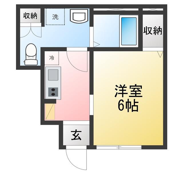 COSMO VILLA NERIMA(1K/1階)の間取り写真