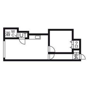 フローラ曙I(1LDK/2階)の間取り写真