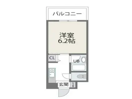 アバンダント21(1K/10階)の間取り写真