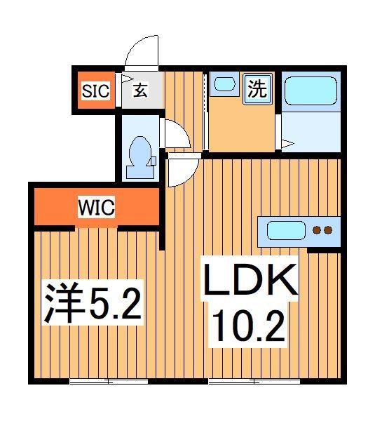 セナリオフォルム柏たなかⅡ(1LDK/1階)の間取り写真