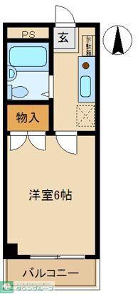 ジョイフル貝沢3号(1K/3階)の間取り写真