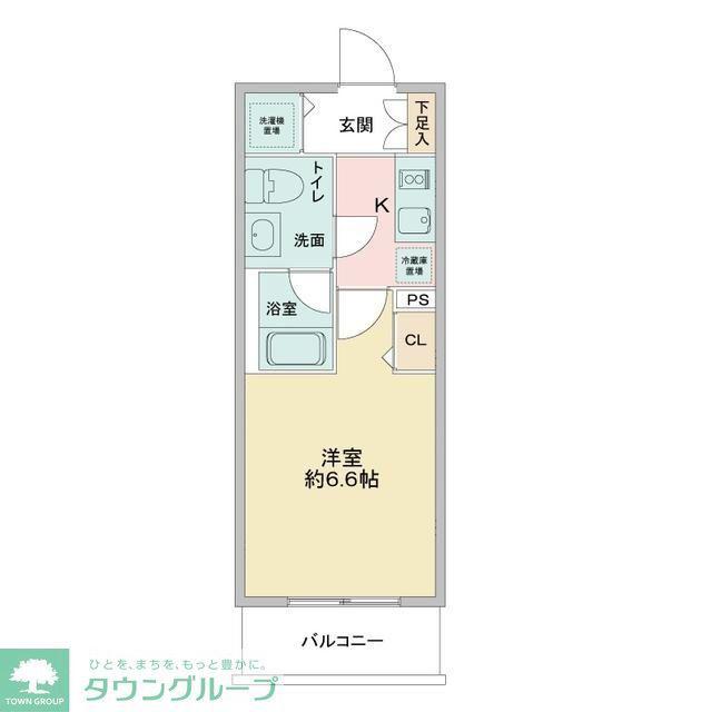 LA DOUCEURお花茶屋II(1K/4階)の間取り写真