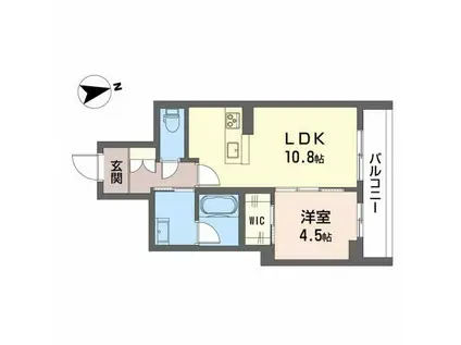 BELLE MAISON昭和町(1LDK/2階)の間取り写真