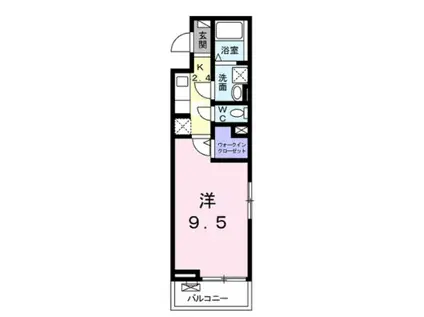 ガーデンテラス和光I(1K/3階)の間取り写真