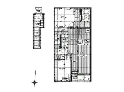 リーブルファイン緑区中野田(2LDK/2階)の間取り写真