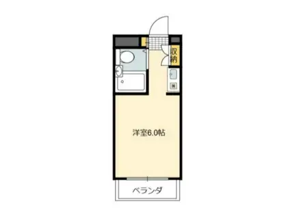アネックス船堀(ワンルーム/2階)の間取り写真