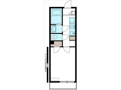 アスティオ(1K/1階)の間取り写真
