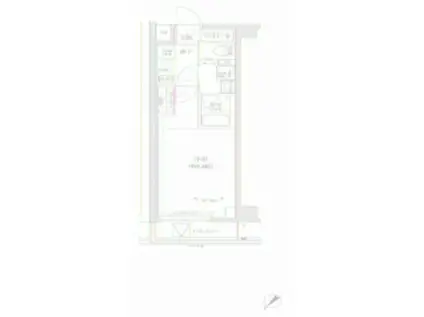 リルシア グランデ 川崎大師公園(1K/7階)の間取り写真