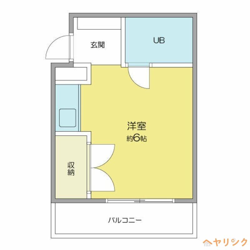 セジューネオオクラ(ワンルーム/3階)の間取り写真