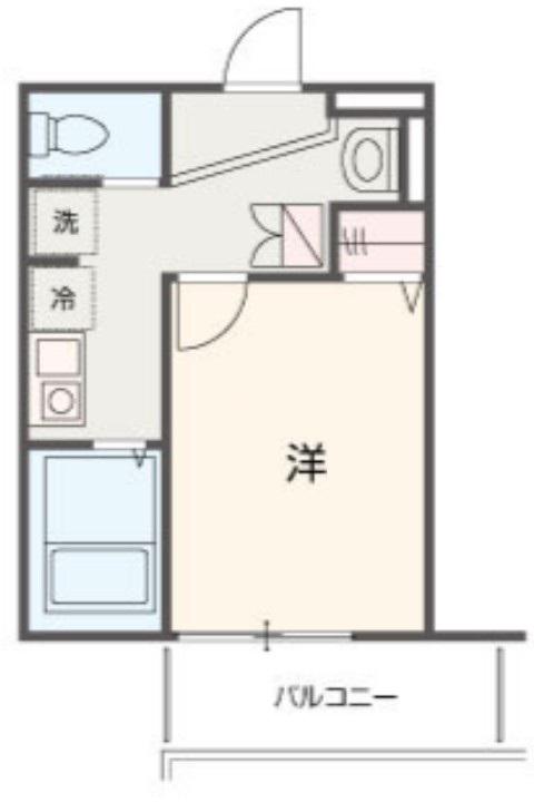 MELLAS日進III(1K/3階)の間取り写真