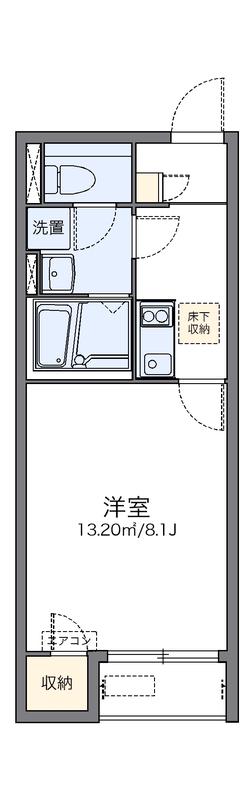 レオネクストSAKAEII(1K/2階)の間取り写真