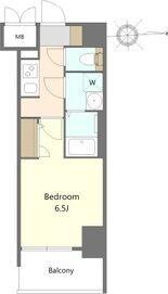 S-RESIDENCE名駅北ALESIA(1K/8階)の間取り写真