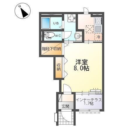 大曽根原町アパート(1K/1階)の間取り写真