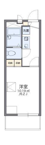レオパレスパーシモンII(1K/2階)の間取り写真