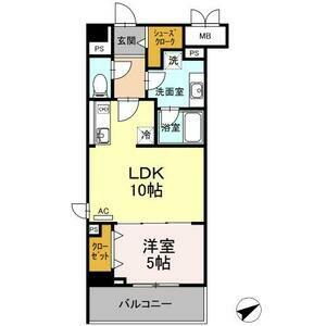 グランコート 東山(1LDK/6階)の間取り写真