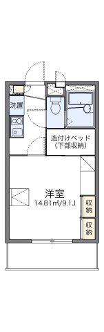 レオパレスアルナージ(1K/2階)の間取り写真