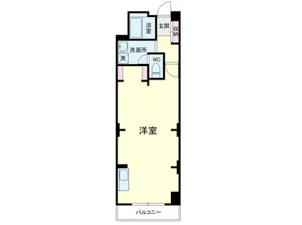 シティプレイス(ワンルーム/5階)の間取り写真