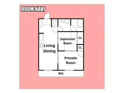 第1木内ハイツ(2LDK/3階)の間取り写真