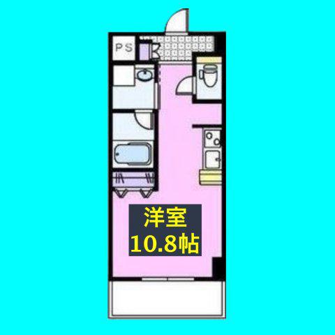 セントフィオーレ神宮(ワンルーム/5階)の間取り写真