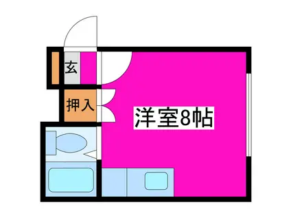 BCドエリング(ワンルーム/2階)の間取り写真