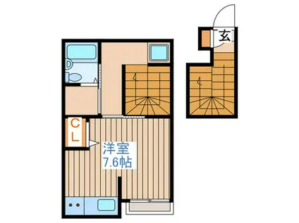 CHATELET.K(ワンルーム/3階)の間取り写真