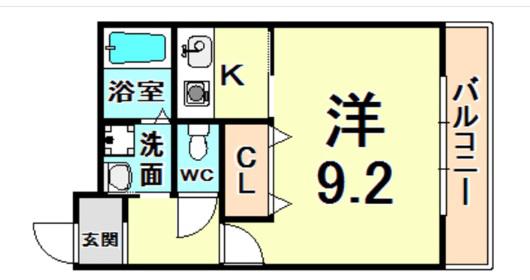 レフィナ-ド西台(1K/3階)の間取り写真
