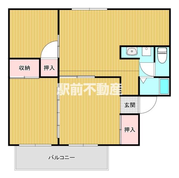 ルミエール77(3LDK/1階)の間取り写真