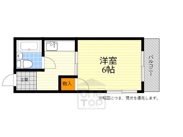 ビスタ寿(1K/3階)の間取り写真