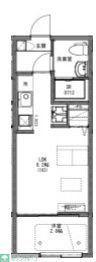 KEIAI RESIDENCE 清瀬IV(1LDK/1階)の間取り写真