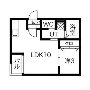 WARREN MATSUSHITAI(1LDK/2階)の間取り写真