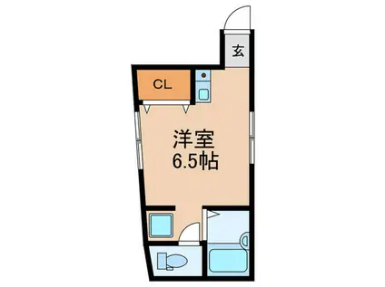 東武練馬レジデンス(ワンルーム/1階)の間取り写真