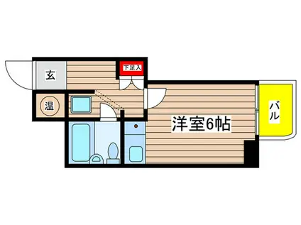 ライオンズマンション栄第3(ワンルーム/3階)の間取り写真