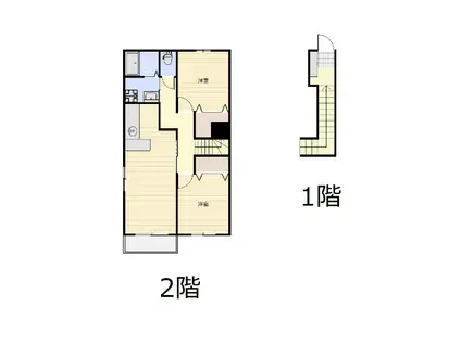 ムイビエーン(2LDK/2階)の間取り写真