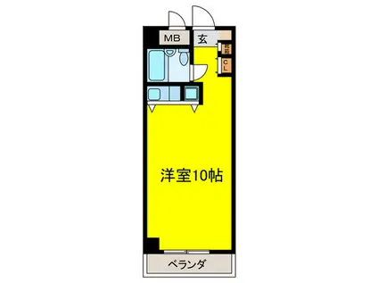 エアポート更科第5ビル(ワンルーム/5階)の間取り写真