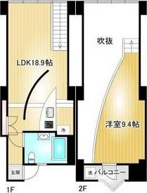 アークピュア モリロン(1LDK/8階)の間取り写真