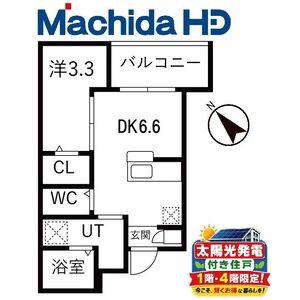 大浜北町シーエム・シス(1DK/4階)の間取り写真