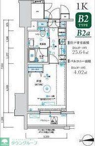 MAXIV八王子TRE(1K/3階)の間取り写真