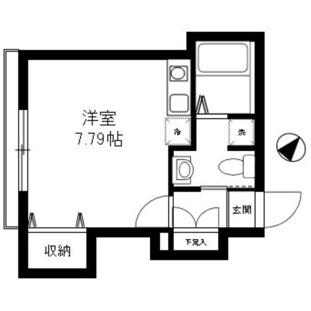 MAISON SHOWA(ワンルーム/2階)の間取り写真
