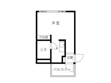 MA PIECE(1K/3階)の間取り写真