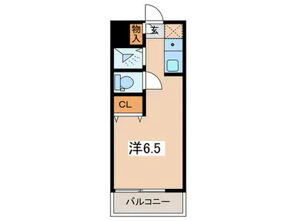 ラ・メゾン横浜(ワンルーム/1階)の間取り写真