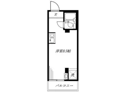 メゾンレトアール(ワンルーム/3階)の間取り写真