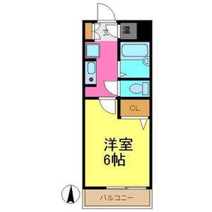 ブライトハイム(1K/1階)の間取り写真