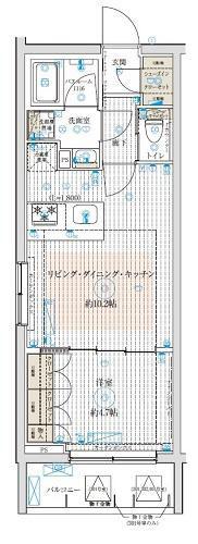 ブライズ笹塚(1LDK/3階)の間取り写真